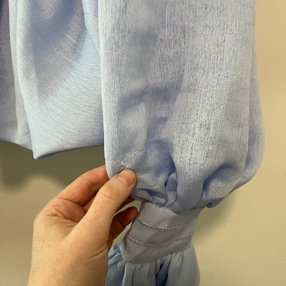 Aje Light Blue Off-Shoulder Top - Picture 4 of 10
